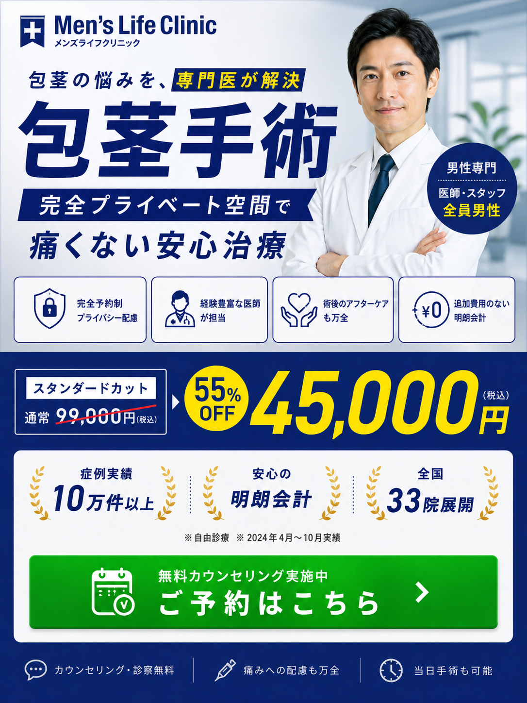 メンズライフクリニックTOP画像